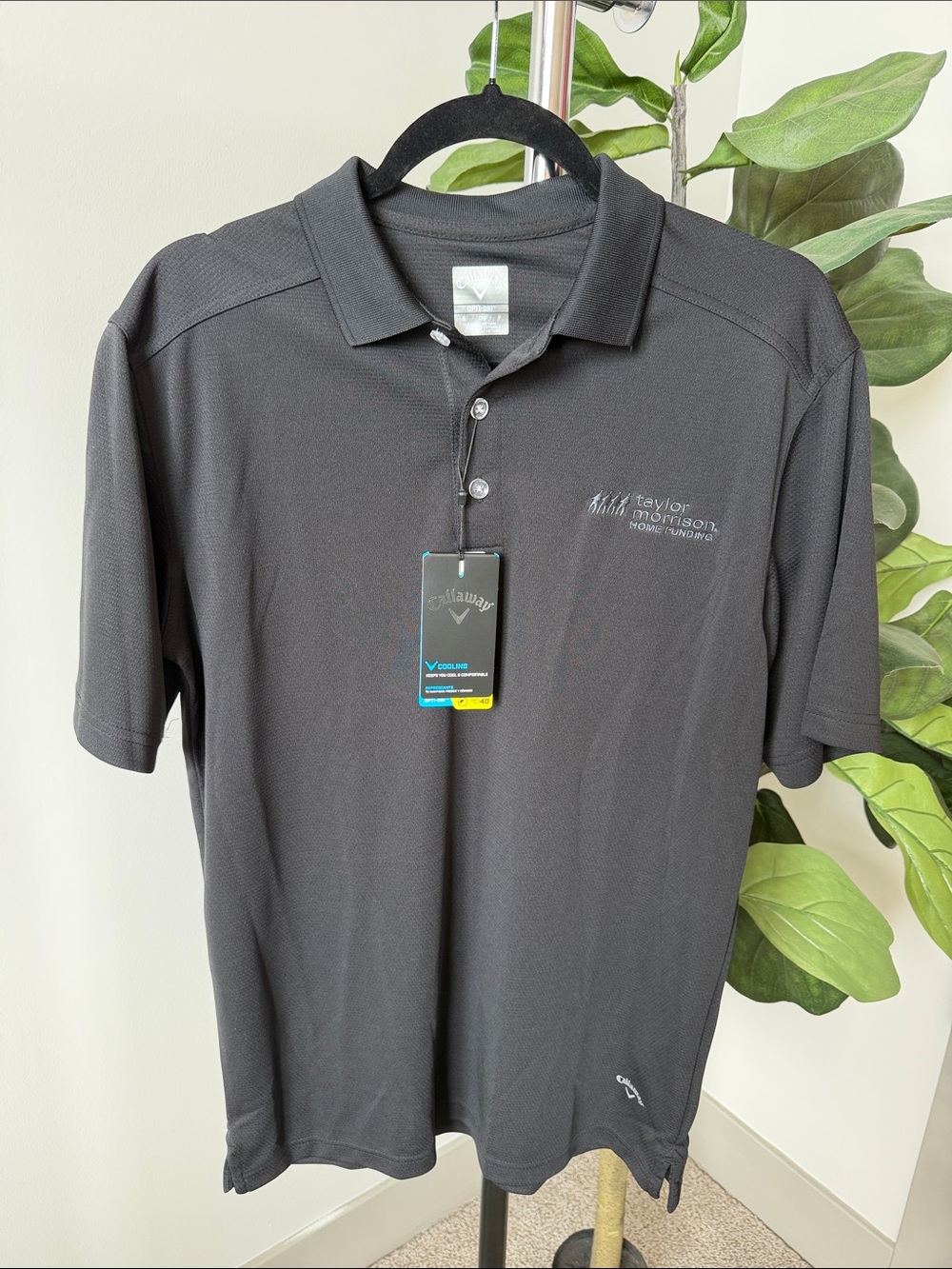 Callaway Black Men's Polo with Taylor Morrison Embroidery